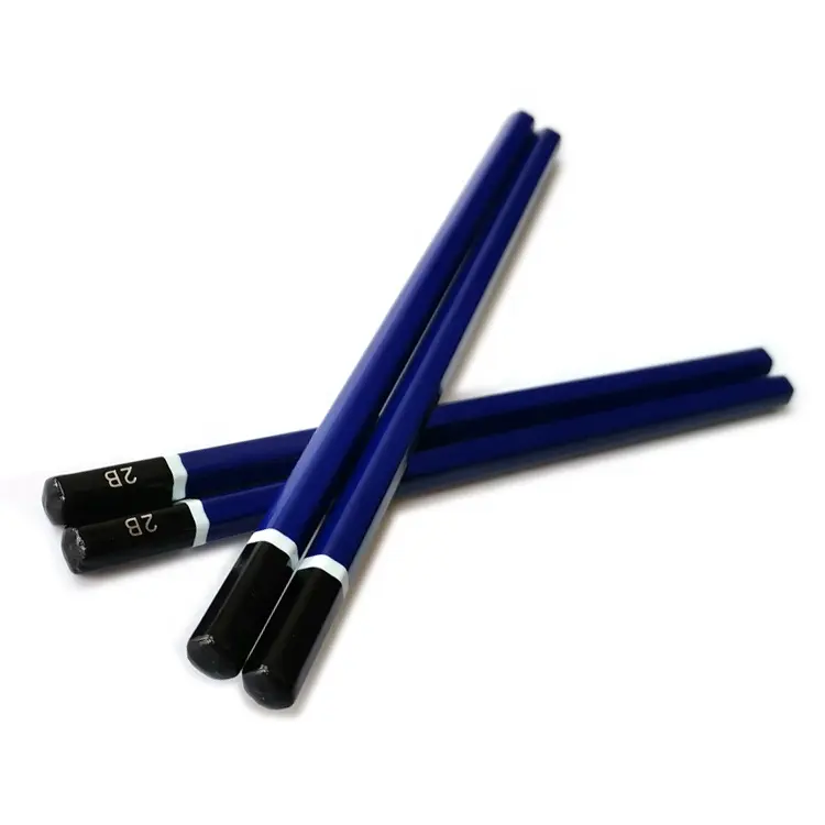 Lápis de madeira profissional, lápis para escrita, padrão hb no2 de 7 polegadas