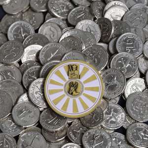 Cápsula Coleccionable Personalizable para Monedas de Desafío Magnéticas Sin Níquel con Función Giratoria y Logotipo Personalizado - Product Image 1