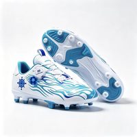 Chaussures de football pour enfants, crampons en caoutchouc, tige synthétique, doublure en coton, chaussures d'entraînement pour l'école primaire