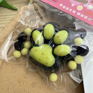 <b>Cat</b> Paw Vent Toy TPR Stress Relief Funny <b>Squishy</b> Toys Kitten Squeeze Pinching Kitten Fidget Toy for 5-7 Years Children Wholesale - Product Image 4