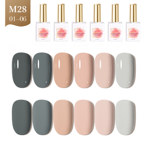 AILANUO New Arrival Hot Sale <b>Nail</b> Gel Polish Collection 6Color <b>Set</b> with Free Box Sample OEM ODM Private Label UV Neon Gel Polish - Product Image 1