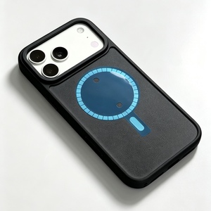 <span class=keywords><strong>Coque</strong></span> de téléphone K8 magnétique compatible avec découpe pour bouton de caméra encastré, finition similicuir TPU pour <span class=keywords><strong>iPhone</strong></span> 18 <span class=keywords><strong>Pro</strong></span> Max - Product Image 2