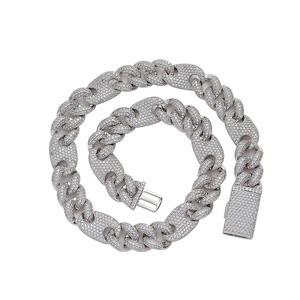 Collar Cubano de 16mm con Cadena de Nariz de Cerdo y Cierre de Caja, Pulsera de Cadena Cubana, Collar de Moda Tanjing Lijing - Product Image 4