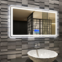 Miroir de salle de bain éclairé à LED de qualité hôtelière/domestique - Miroir mural haute définition éclairé