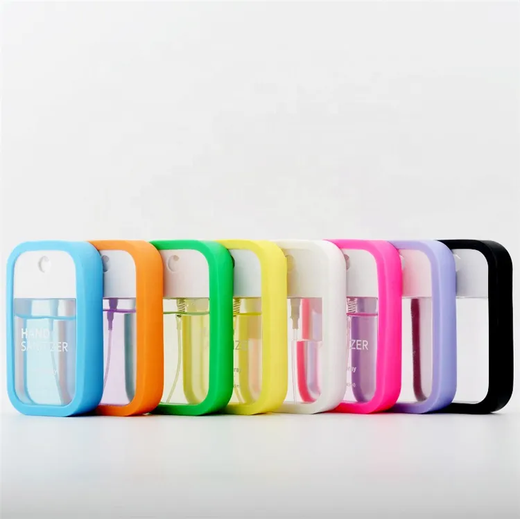 2020 Neues Design Handy geformt 45ml Kunststoff Kreditkarte Taschen format Parfüm Nebel Sprüh flasche für Hände desinfektion sprayer