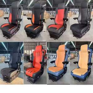 Asiento de Cuero para Conductor de Camión, con Suspensión Neumática, Resistente, Universal, Cómodo, Tipo Banco, para Ford Ranger F350, Camión Semi - Product Image 5