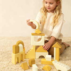 Silicone khối thiết lập mềm xây dựng gạch tay mắt phối hợp đồ chơi nhận thức trực quan Sáng Tạo Hình Học Cảm giác phát triển khuôn - Product Image 6