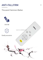 Control Remoto Infrarrojo de 30 Colores, Alcance de 20m, para Ventilador, Luz, TV, Automatización del Hogar, Compatible con RF 433MHz, Código Fijo 9, Personalizable