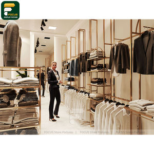 Estante de Exhibición de Ropa de Alta Capacidad, Estructura de Colgado de Prendas de Múltiples Secciones, Sistema de Exhibición para Minoristas - Product Image 5