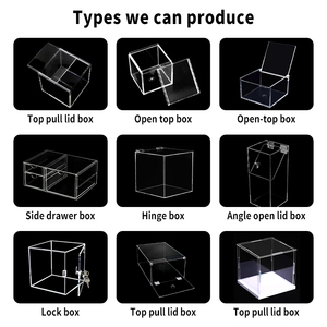 Nhà Máy Tùy Chỉnh <span class=keywords><strong>Acrylic</strong></span> Lưu Trữ Trong Suốt Hộp Cho Nhà Tổ Chức-Cho Giày Quà Tặng Kẹo - Product Image 3