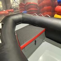Bateau pneumatique à coque en aluminium haute vitesse Zhenbo RIB480, Hypalon/PVC, certifié CE, stable, durable, pour la pêche et la plongée, capacité 10 personnes