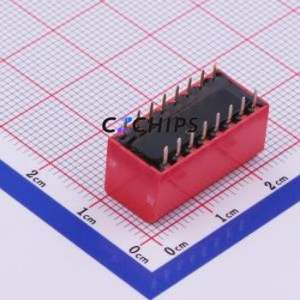 NDP-08UV DIP Switch Through hole Component (THT) Switch Piano Key Single Pole Single Throw 8 PC Pin - Product Image 2
