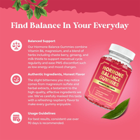 OEM Private Label Vegan 6-in-1 Kastanjeboom Dong Quai Ginseng Mariadistel Kruidenextract Vrouwen Hormoonbalans Gummy Supplement