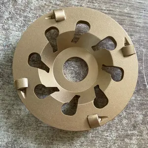 5" Concrete pcd diamond cutting concrete Abrasive Grinding Disk Putty Tools for Stone Floor