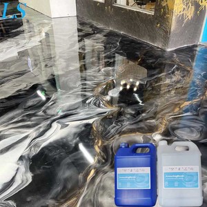 Recubrimiento de pintura epoxi liquida transparente incolora de resina epoxi para pisos de garaje, sotanos, concreto - Product Image 5