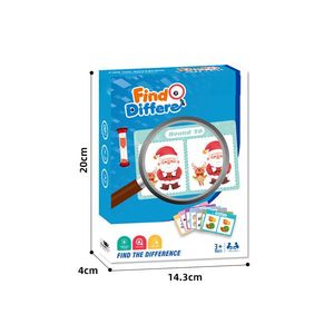 <span class=keywords><strong>Jeu</strong></span> de puzzle de recherche de différences pour enfants, jouet d'entraînement à la concentration, <span class=keywords><strong>jeu</strong></span> de défi visuel, casse-tête de bureau - Product Image 2