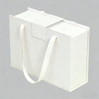 Boîte cadeau pliable personnalisée avec logo OEM, écologique, biodégradable, pour l'emballage de bougies, boîte en papier rigide de luxe