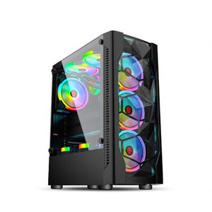 Play Jia ice drillIDesktop-Funda de ordenador de escritorio transparente de lado completo, refrigerada por agua, ATXLarge, soporte de juego para placa base - Product Image 6
