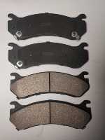 Kit bantalan rem logam & keramik set OEM D347 D545 E80Y-2200-A untuk Thunderbird 87-88 / Taurus SHO 89-92 / Continental 88-92