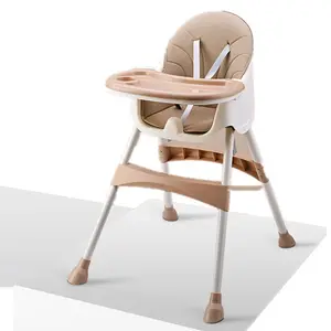 Cadeira de alimentação para bebês, atacado de 2021 presente para recém-nascidos de alta qualidade ajustável, cadeira de jantar com bandeja removível, saco de armazenamento