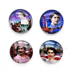 Imán personalizado Queen <span class=keywords><strong>Elizabeth</strong></span> Memorial Crystal Glass para nevera Queen <span class=keywords><strong>Elizabeth</strong></span> Always in Our Heart Imanes Pegatinas Recuerdos - Product Image 5