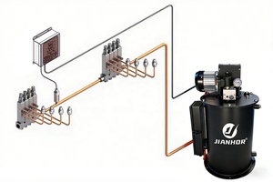 Barrel Mounted Semi-Automatic 35L 50L 200L Piston Pump High 340 Bar Motor Central Lubrication System OEM - Product Image 6