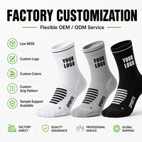 Chaussettes de sport pour hommes avec logo personnalisé sur le dessous, mélange de coton, séchage rapide et respirantes pour la salle de sport et les activités sportives