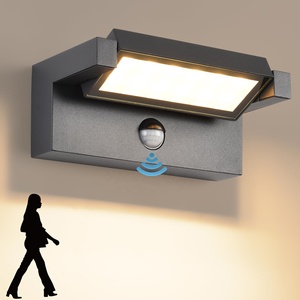 22 wát LED tường ánh sáng với cảm biến chuyển động IP65 không thấm nước vườn Patio Tường Ngoài Trời đèn có thể điều chỉnh xoay bảng điều chỉnh LED Tường sconce - Product Image 6