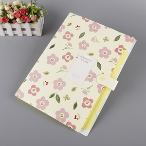 <span class=keywords><strong>2025</strong></span> Hot Bán <span class=keywords><strong>PP</strong></span> tùy chỉnh màu sắc logo dễ thương hoa in 6-túi mở rộng tập tin thư mục cho các trường học văn phòng sinh viên tài liệu - Product Image 1