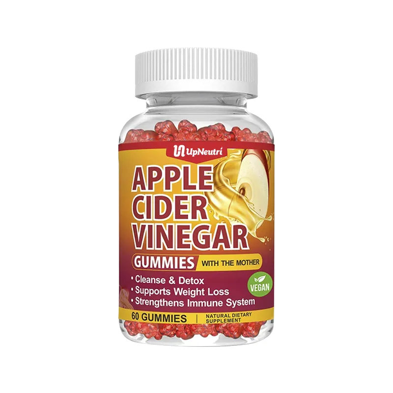 Organic vegan vitamins supplement slimming gummies Apple Cider Vinegar Gummy with The Mother Private label