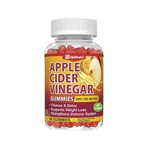 オーガニックビーガンビタミンサプリメントスリミンググミAppleCider Vinegar Gummy with The Mother Private Label