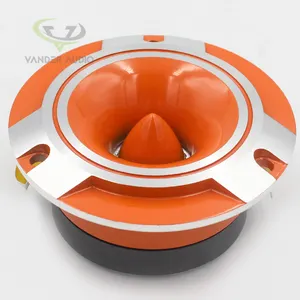 热卖300W 4英寸橙色高音扬声器家用汽车影院音响4-8欧姆铝超级子弹高音扬声器-1英寸线圈