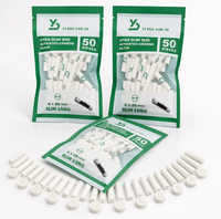 Embouts de filtre à cigarettes jetables en céramique et charbon actif de 6 mm, modernes, écologiques, biodégradables, sains, compatibles OEM