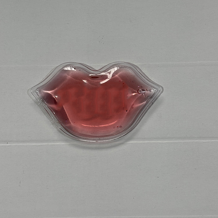 Hot Sell Lip Shaped Gel Ice Packs Eco-friendly Reusable Hot Cold Packs with logo Printed Customized Ice Pack Hot Cold Pack