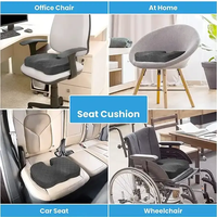 Coussin de chaise en mousse à mémoire de forme en U personnalisé pour soulager la pression et soutenir le coccyx, fourni par le fabricant pour les distributeurs