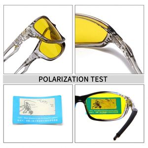 Lunettes de soleil sport rétro 2022 pour hommes et femmes, anti-éblouissement, polarisées, pour la conduite de nuit - Product Image 5