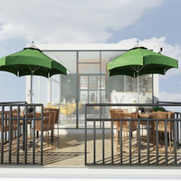 Conteneur de café style européen, nouveau design chinois, pour café, Bar à vendre, modification Mobile, 20 ft40 pieds