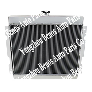 Radiador de aluminio de 4 filas para <span class=keywords><strong>Ford</strong></span> <span class=keywords><strong>Bronco</strong></span> Early <span class=keywords><strong>1966</strong></span> ~ 1977 76 75 2,8 5.0L V8 GAS - Product Image 3