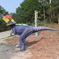 Costume de dinosaure réaliste et léger personnalisé, vente chaude, pour spectacle, avec rugissement de dinosaure réaliste