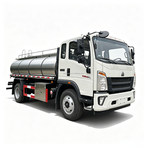 Camión Cisterna HOWO 4x2 de Acero Inoxidable SS304 para Transporte de Agua Limpia y Mineral, en Venta - Product Image 1