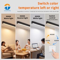 Spot LED magnétique encastré en aluminium avec interrupteur manuel DIP CCT 3000K/4000K/6000K, intelligent, réglable, dimmable, CRI 90 élevé