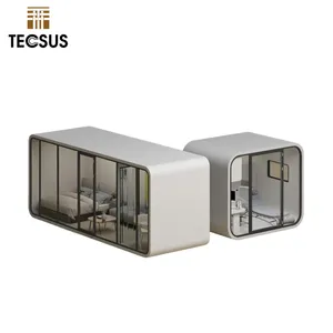 Prefab Detachable Soundproof Booth House Apple Capsule Office Tiny House Outdoor Apple Cabin Office Pod Garden Office Pods