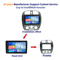 Autoradio Android 9 pouces pour HAMIA Mazda Ford 2+32 WIFI Carplay AHD Lecteur DVD de voiture Navigation Lecteur multimédia Stéréo GPS