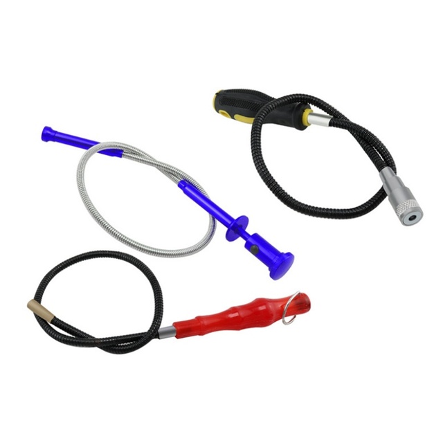 Magnetic Pick up Tool Rod Telescopic Magnet Stick for Mechanical Automotive with LED Light