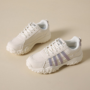 Zapatillas deportivas ligeras y suaves con cordones para mujer, modelo 2026, antiolor, para entrenamiento y caminar, con aumento de altura interno. - Product Image 2