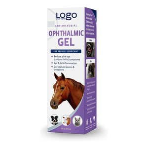 Gouttes oculaires et solution nettoyante pour chiens et chats, marque privée, pour apaiser les irritations oculaires et nettoyer les taches de larmes, sans danger pour tous les animaux - Product Image 3