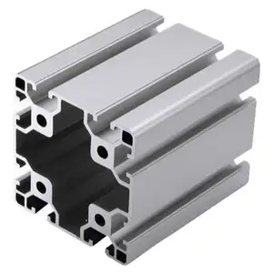 Profilo di anodizzazione di alluminio industriale 8080 di qualità di fabbrica per la recinzione o la partizione