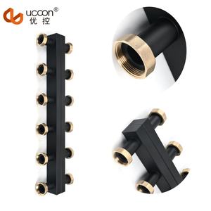 6ウェイ真鍮水マニホールド特注販売代理店一般用途用給湯配管システム用 - Product Image 2