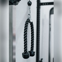 Vente en gros sur mesure Gym Fitness Double Triceps Tirez vers le bas Corde Fixation Cabel 27 "Revolving