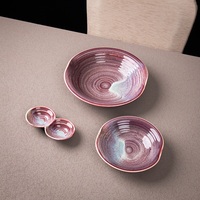 Ensemble d'assiettes en porcelaine pour hôtel, assiettes de luxe pour restaurant, vaisselle commerciale, autres fournitures pour hôtels et restaurants